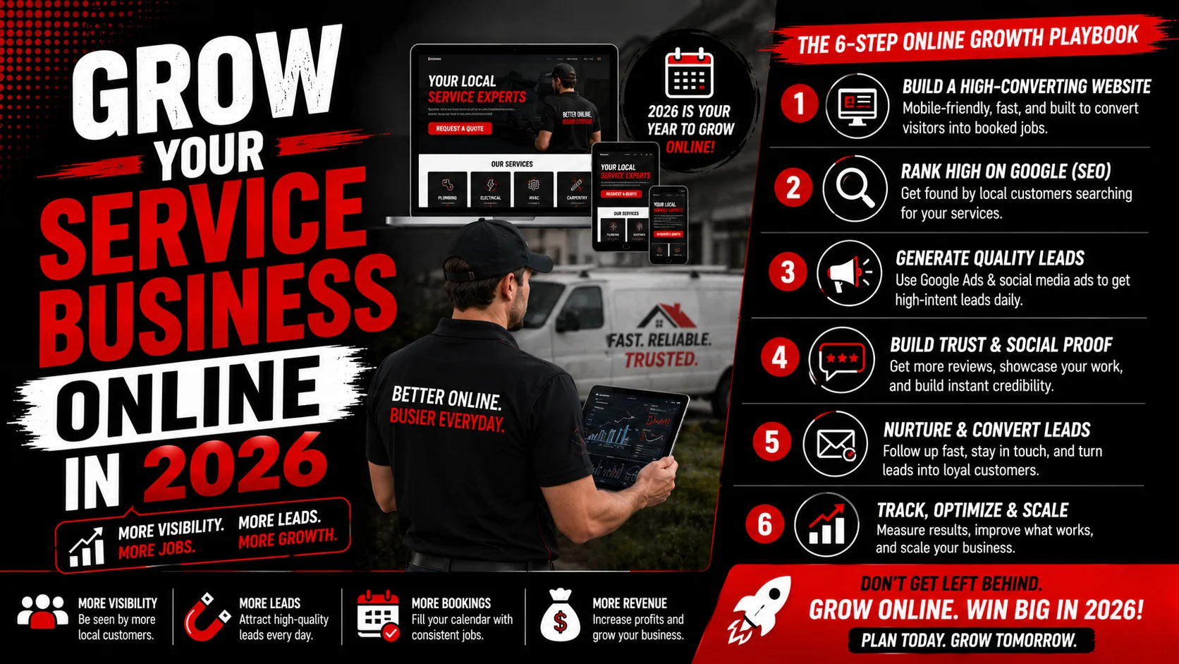 Grow your service business online in 2026
