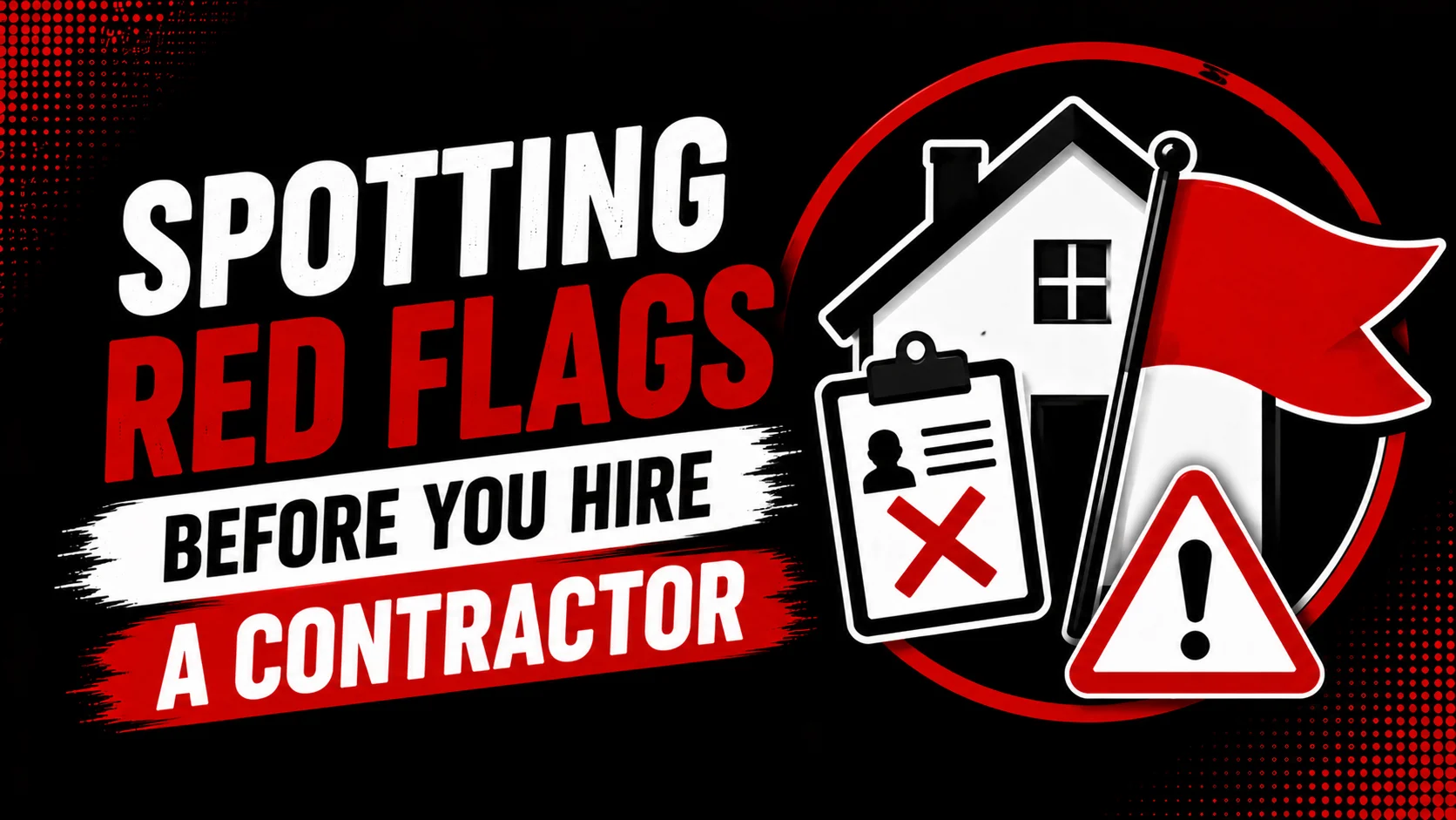 Spotting red flags before you hire a contractor