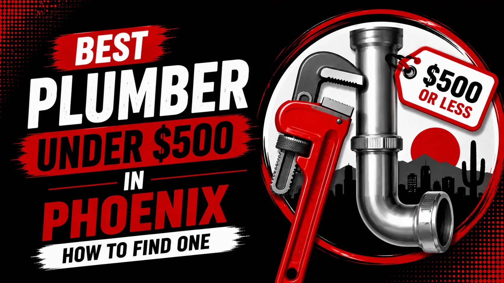 Best plumber under $500 in Phoenix: how to find one