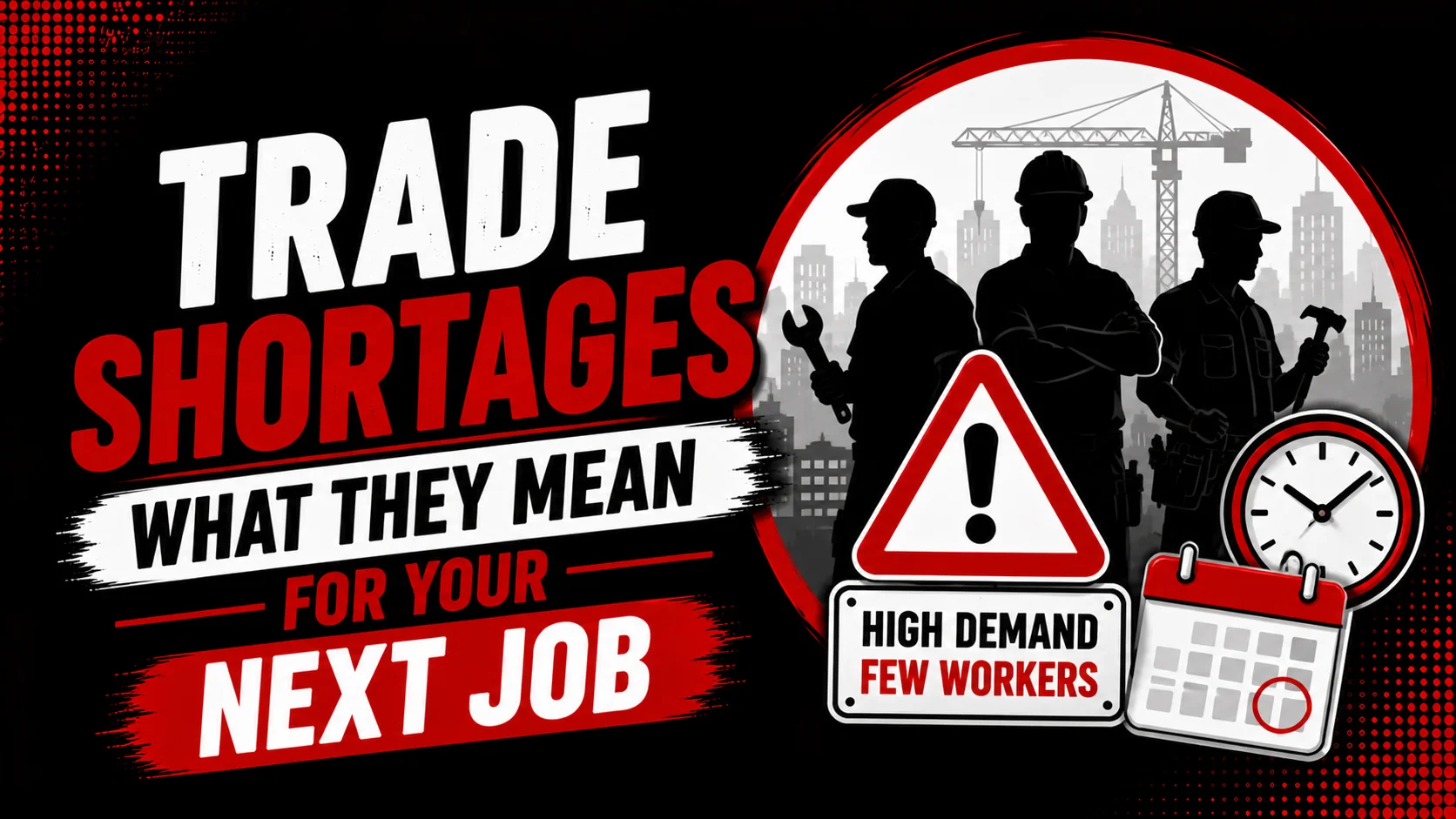 Trade shortages — what they mean for your next job